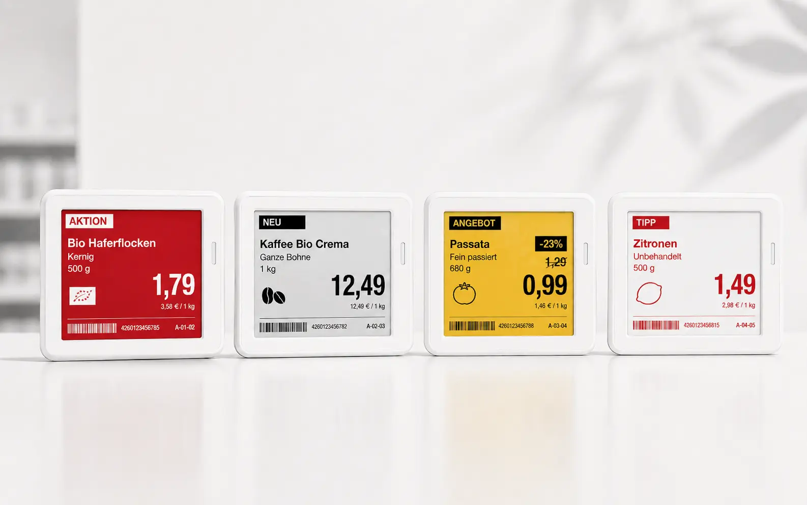 Label color variants compared