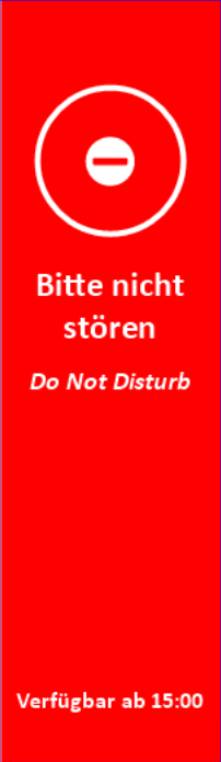 Türschild